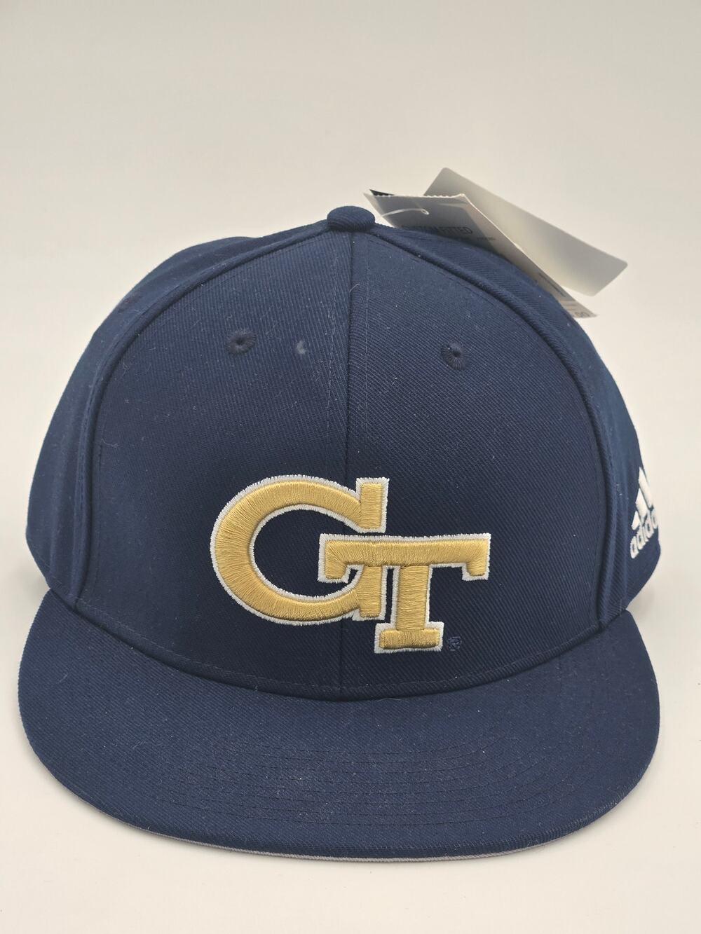 Adidas Georgia Tech Yellow Jackets Navy Fitted Baseball Cap GT 7 1/8